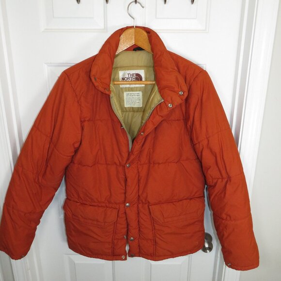 Vintage 70s North Face Brown Label Synthetic Fill Puffer Jacket M **READ** - Picture 1 of 8